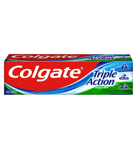 Colgate Triple Action Toothpaste 100ml - Stockpoint Apparel Outlet
