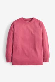 Next Raspberry Long Sleeve Cosy Older Boys T-Shirt - Stockpoint Apparel Outlet