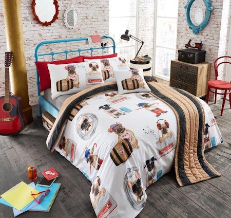 Gaveno Modula King Size 5 Piece Bed Set Pug Fashion