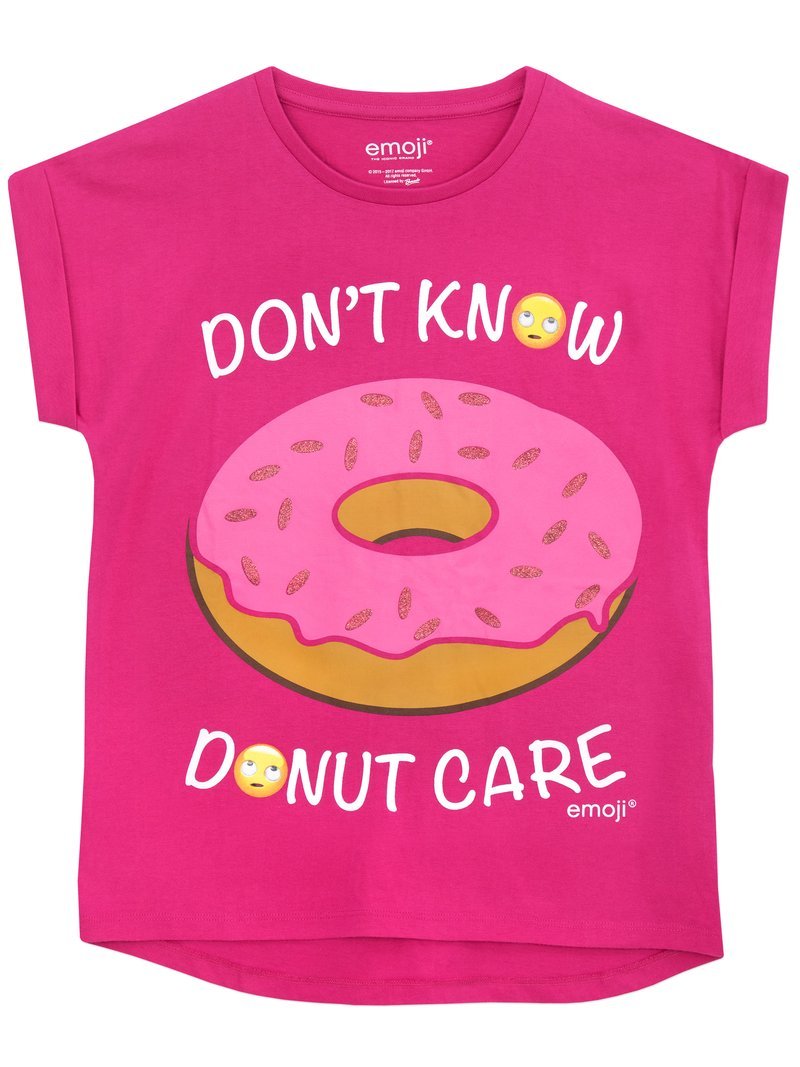 Emoji Girls Donut Care T-Shirt