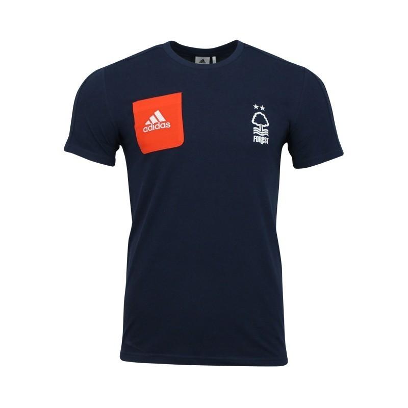 Adidas Tiro17 T-Shirt Boys Collegiate Navy for Nottingham Forest Club - Stockpoint Apparel Outlet