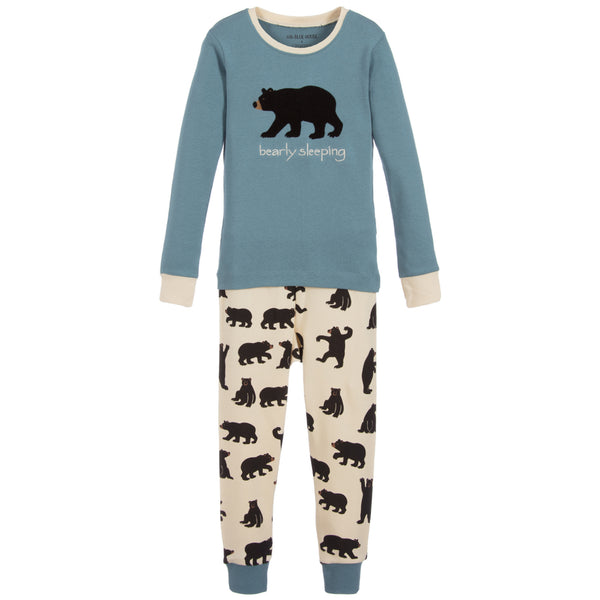 Little Blue House by Hatley Blue Cotton Younger Boys Pyjamas - Stockpoint Apparel Outlet