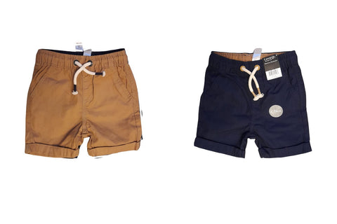 George Pack of Two Chinos Younger Boys Shorts - Stockpoint Apparel Outlet