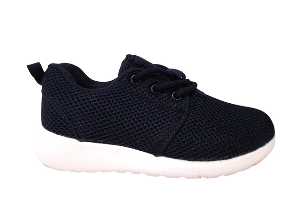 Active Walkers Navy Blue Younger Boys Trainers - Stockpoint Apparel Outlet