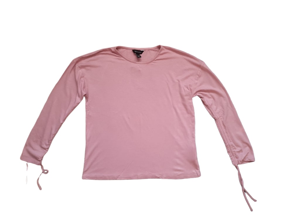 New Look Ruche Sleeve Womens Top - Stockpoint Apparel Outlet