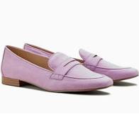 Next Womens Lilac Penny Loafers - Stockpoint Apparel Outlet