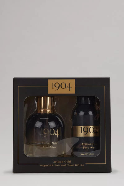 Burton 1904 Artisan Gold Mens Fragrance & Face Wash Set - Stockpoint Apparel Outlet