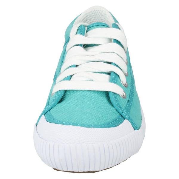 Caterpillar Girls/Ladies Lace Up Canvas Trainers Flat Casual Pumps - Stockpoint Apparel Outlet