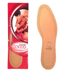 Tacco 613 Luxus Unisex Leather Shoe Insoles Shoe Insoles - Stockpoint Apparel Outlet