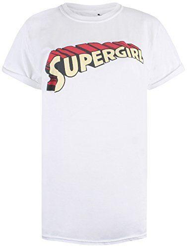DC Comics Womens Supergirl White T-Shirt