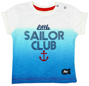 Little Sailor Club Anchor Baby Boys T-Shirt