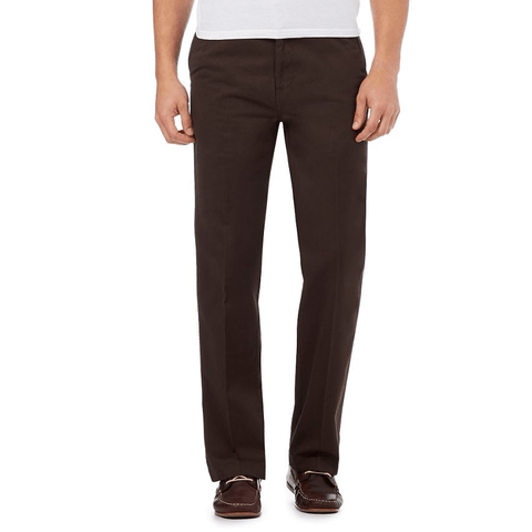 Maine New England - Chocolate Tailored Fit Chinos - Stockpoint Apparel Outlet