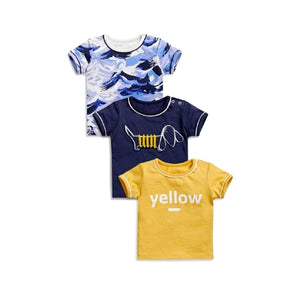 Next pack of 3 Boys Baby T-Shirts 3 pack - Stockpoint Apparel Outlet