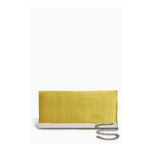 Next Citrine Satin Long Womens Clutch Bag - Stockpoint Apparel Outlet