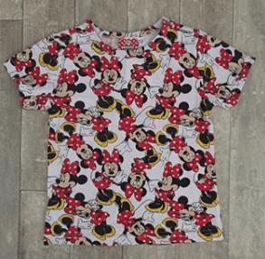 Disney Minnie Mouse Print Girls T-Shirt
