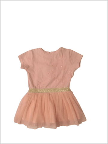 Next Pink Mesh Star Dress - Stockpoint Apparel Outlet