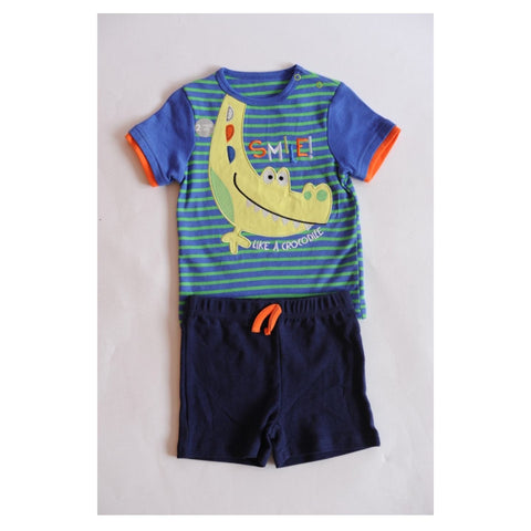 Pep & Co Smile Like  a Crocodile Two Piece Set - Stockpoint Apparel Outlet