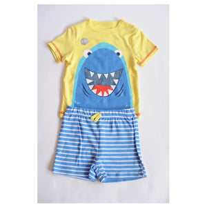 Pep & Co Blue Shark Two Piece Set - Stockpoint Apparel Outlet