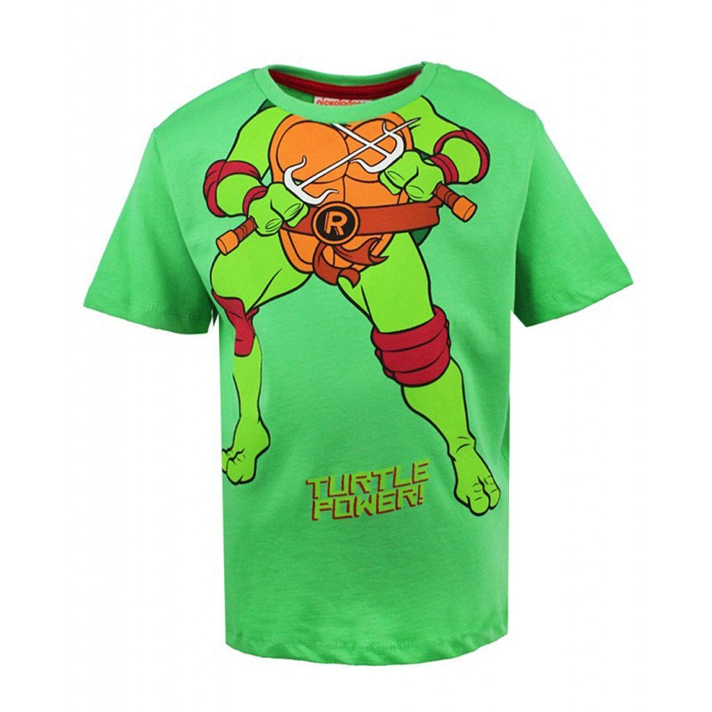 Turtle Power Boys T-Shirt Green - Stockpoint Apparel Outlet