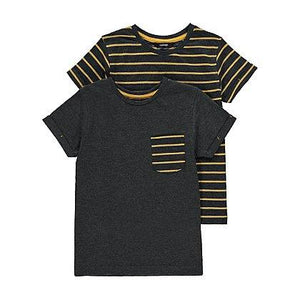 George 2 Pack Striped T-shirts - Stockpoint Apparel Outlet