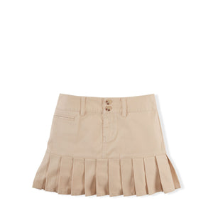 Ralph Lauren Khaki Stretch Cotton Chino Skirt - Stockpoint Apparel Outlet