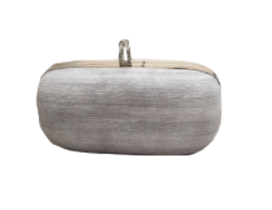 Womens Grey Clutch Bag