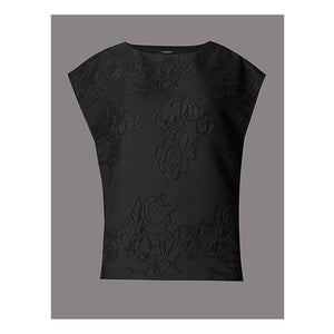 M&S Jacquard Floral Blouse - Stockpoint Apparel Outlet