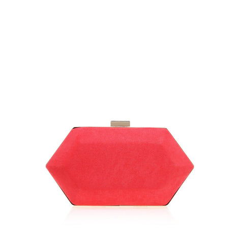 Miss Kurt Geiger Peach Jewel 2 Womens Clutch Bag - Stockpoint Apparel Outlet