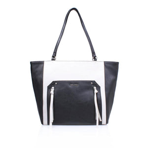 Nine West Getting Ziggy Womens Black Tote Bag - Stockpoint Apparel Outlet
