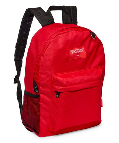 East West USA Red Backpack - Stockpoint Apparel Outlet